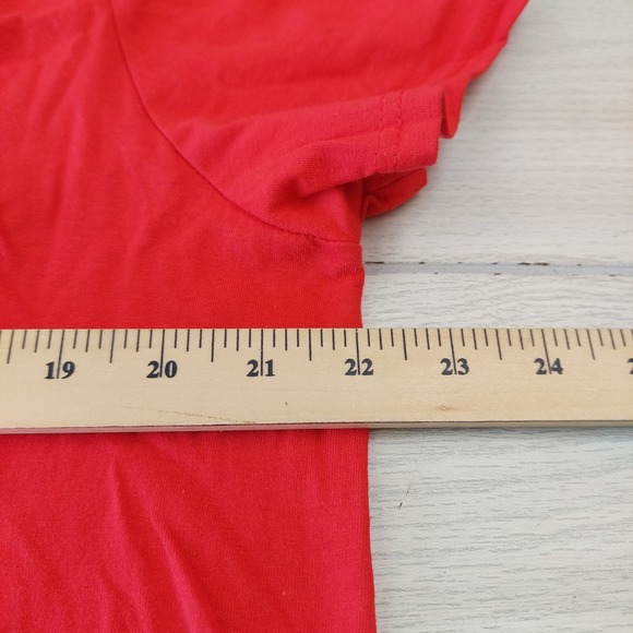 Kansas City Chiefs Mahomes 15 T Shirt Womens XL V-Neck Red Athletic NFL Football - Picture 6 of 7